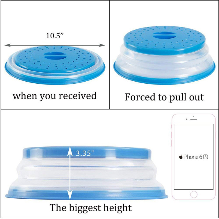 Foldable Microwave Cover